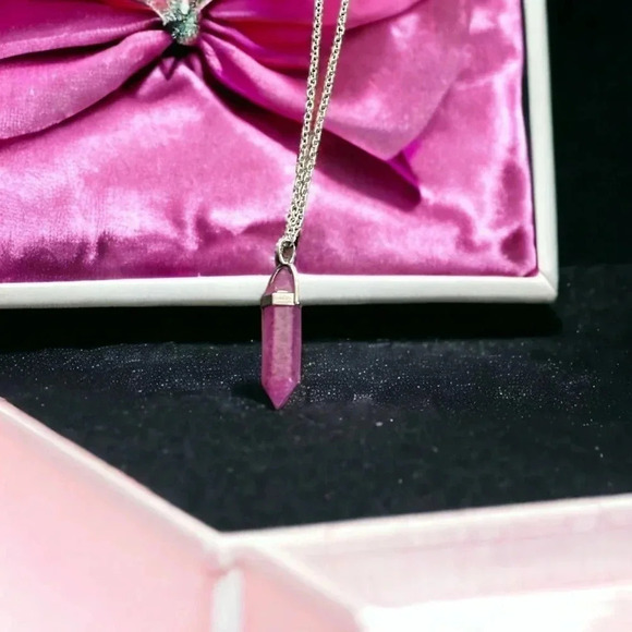 Crystal Pendant Necklace - Picture 7 of 8